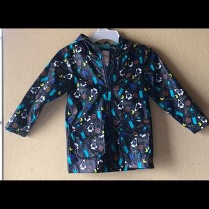 Cat & Jack Boys Toddler Raincoat Hooded Size 3T